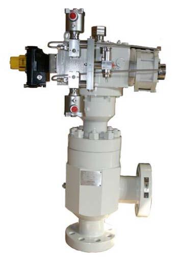 2-9/16” 5M production choke pneumatic stepping actuator, Bifold solenoid valves, Westlock transmitter and limit switches